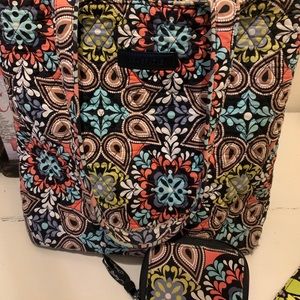 Vera Bradley tote and wallet